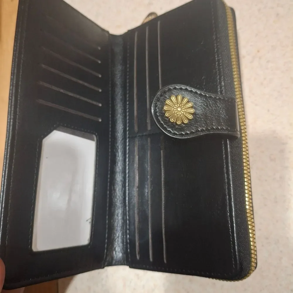 Hello Kitty Black Wallet- New